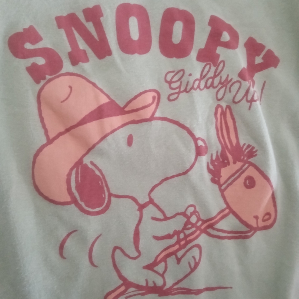 Peanuts Snoopy Giddy Up Graphic T-Shirt for Youth - Picture 5 of 7